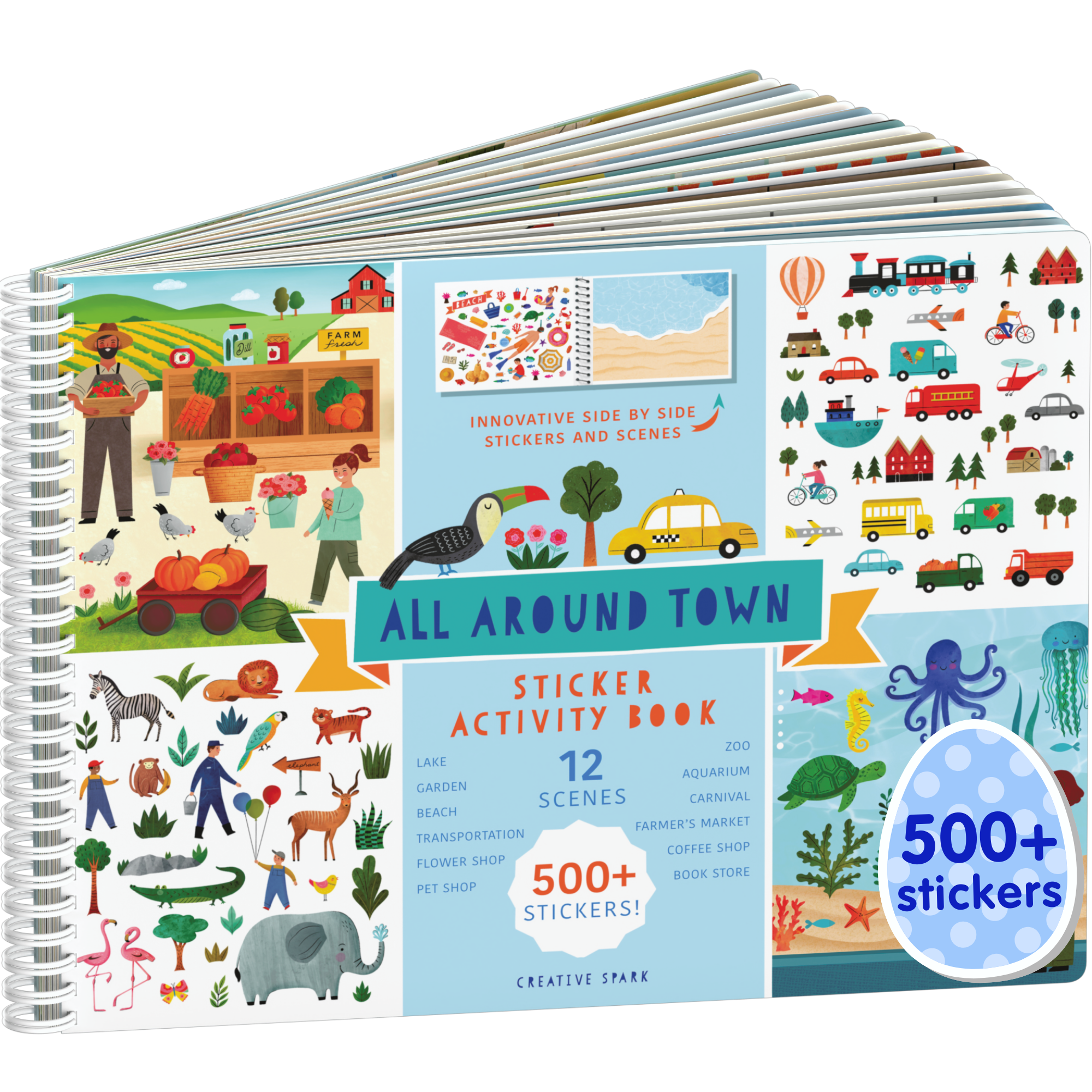 All Around Town Sticker Book