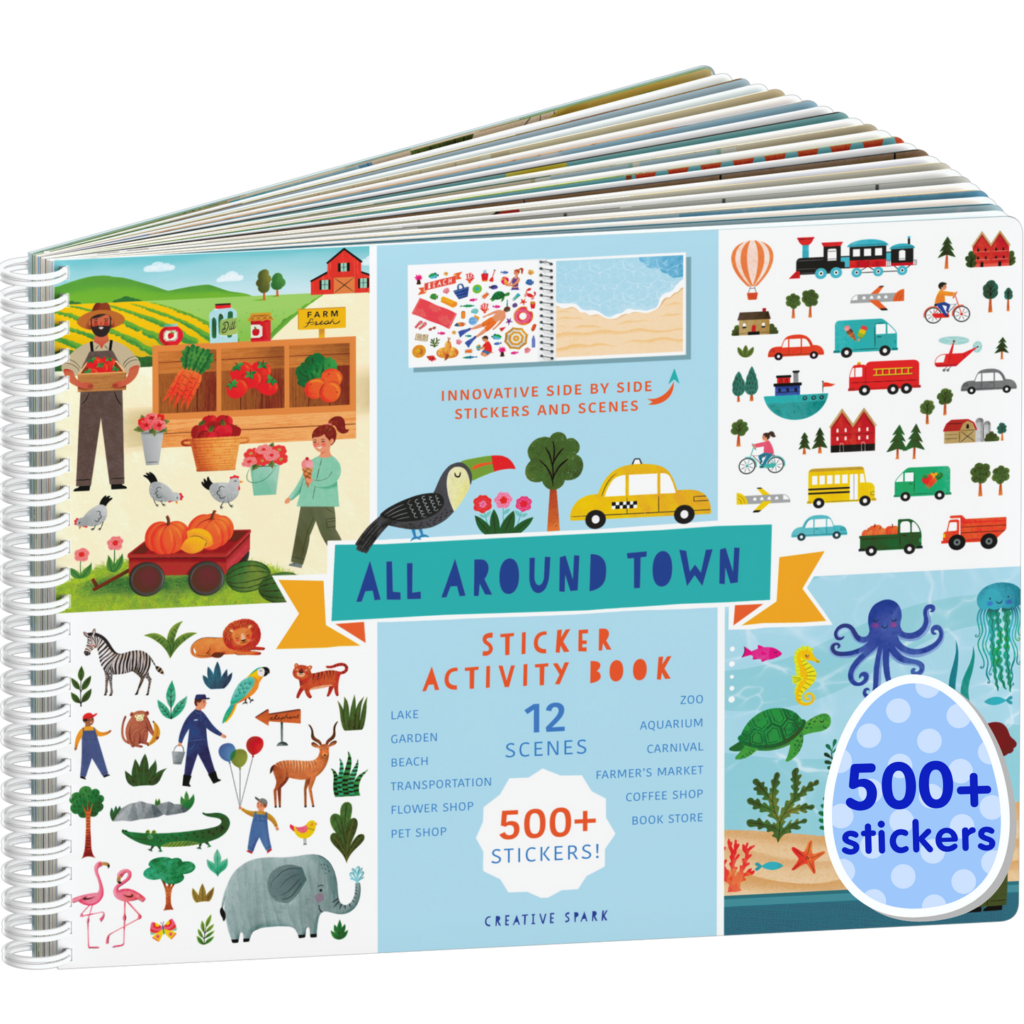 All Around Town Sticker Book