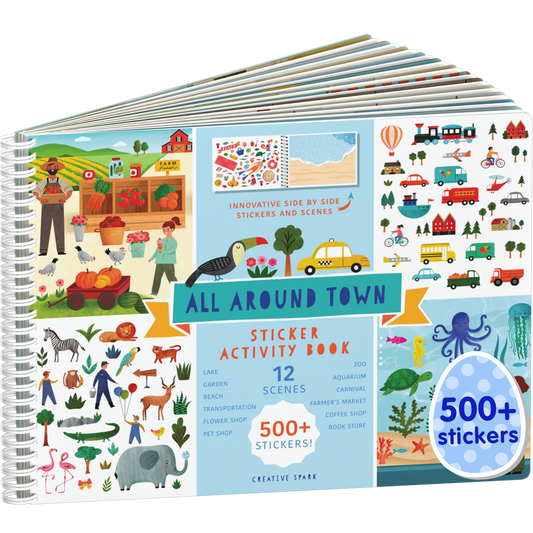 All Around Town Sticker Book