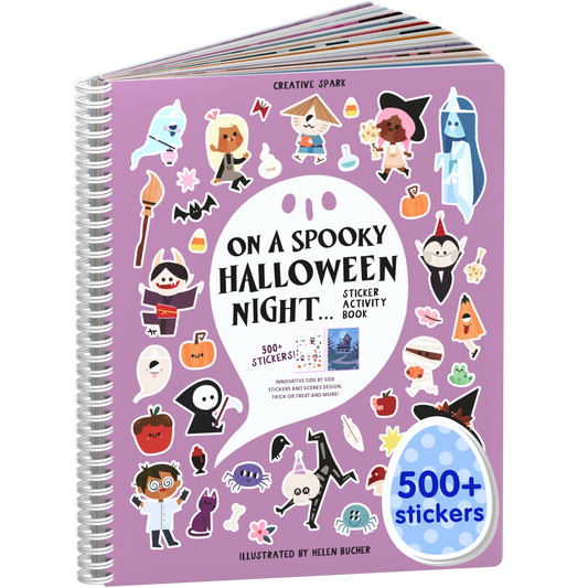 Spooky Halloween Night Sticker Book