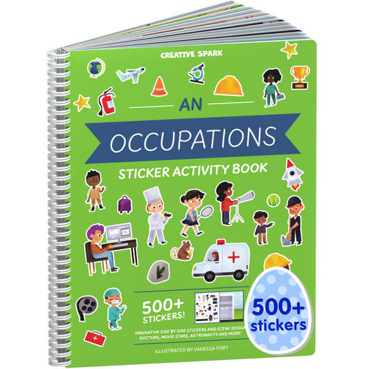 Occupations and Jobs Sticker Book