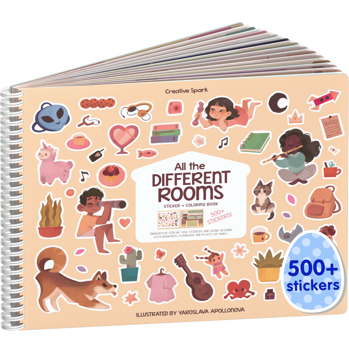 All the Different Rooms Sticker Book