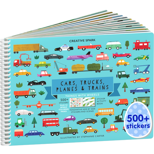 Nneɛma a ɛwɔ Wheels Sticker Book