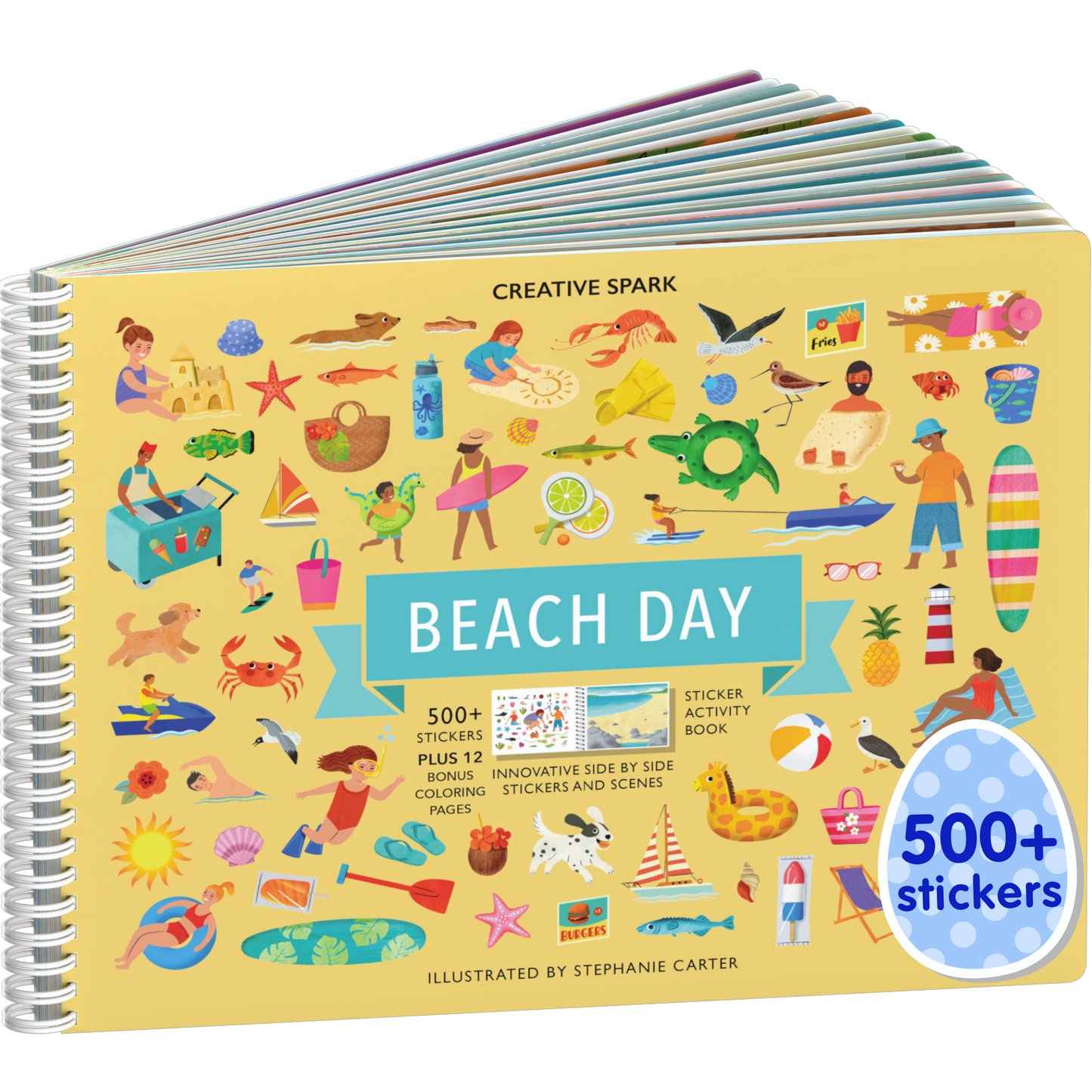 Beach Day Sticker Book