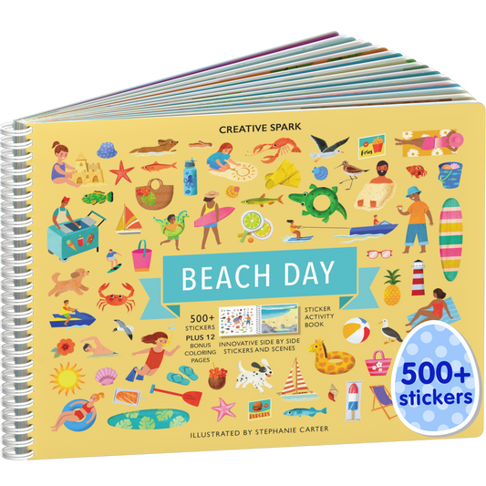 Beach Day Sticker Book