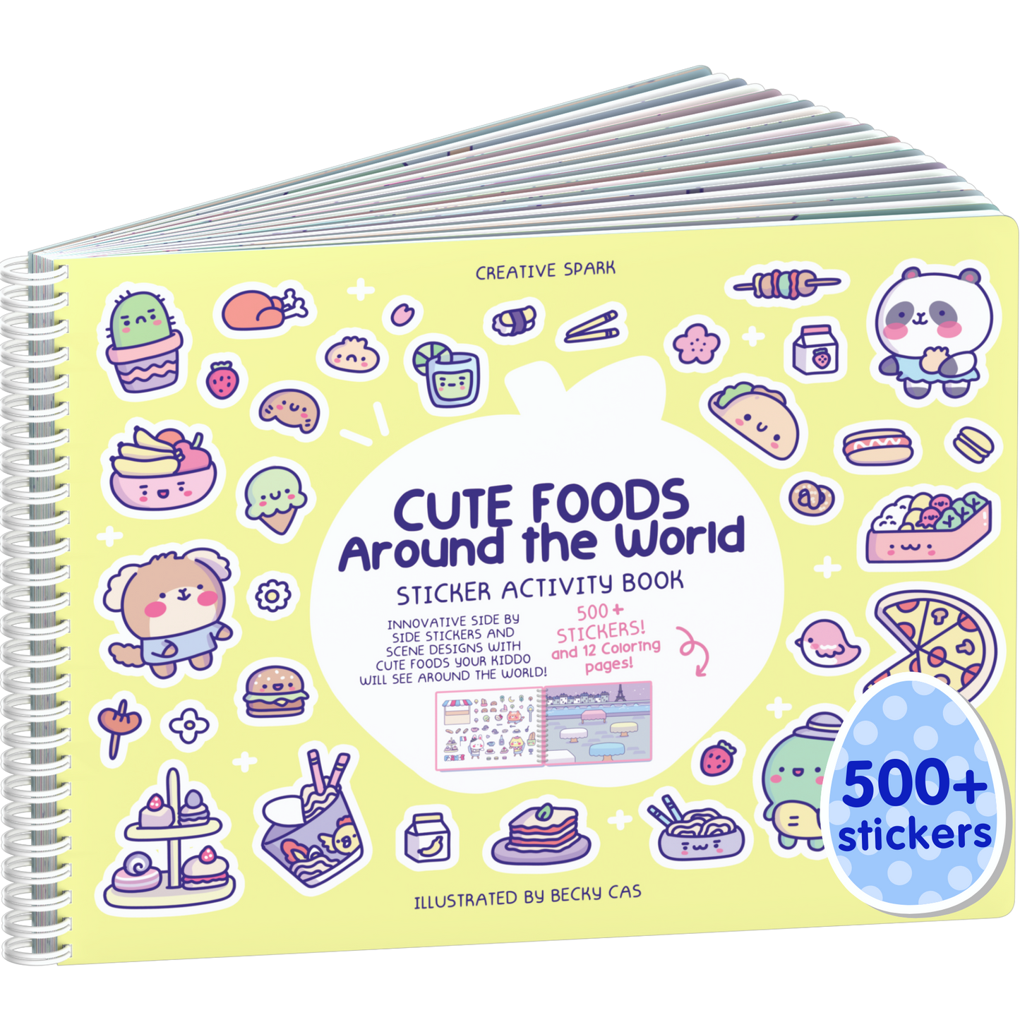 Cute Foods Around the World Sticker Book