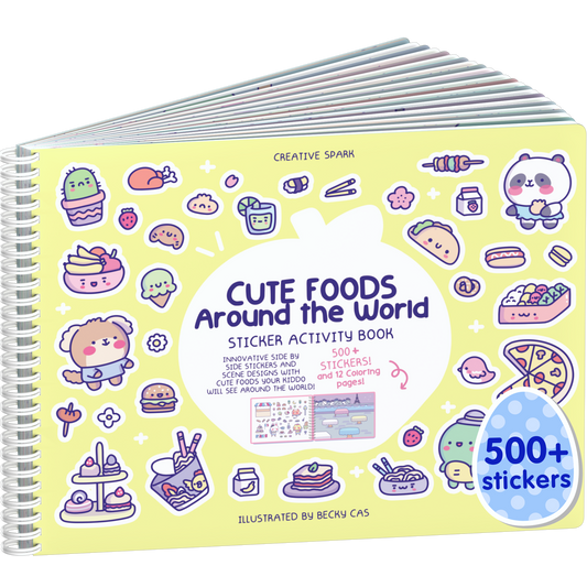 Cute Foods Around the World Sticker Book