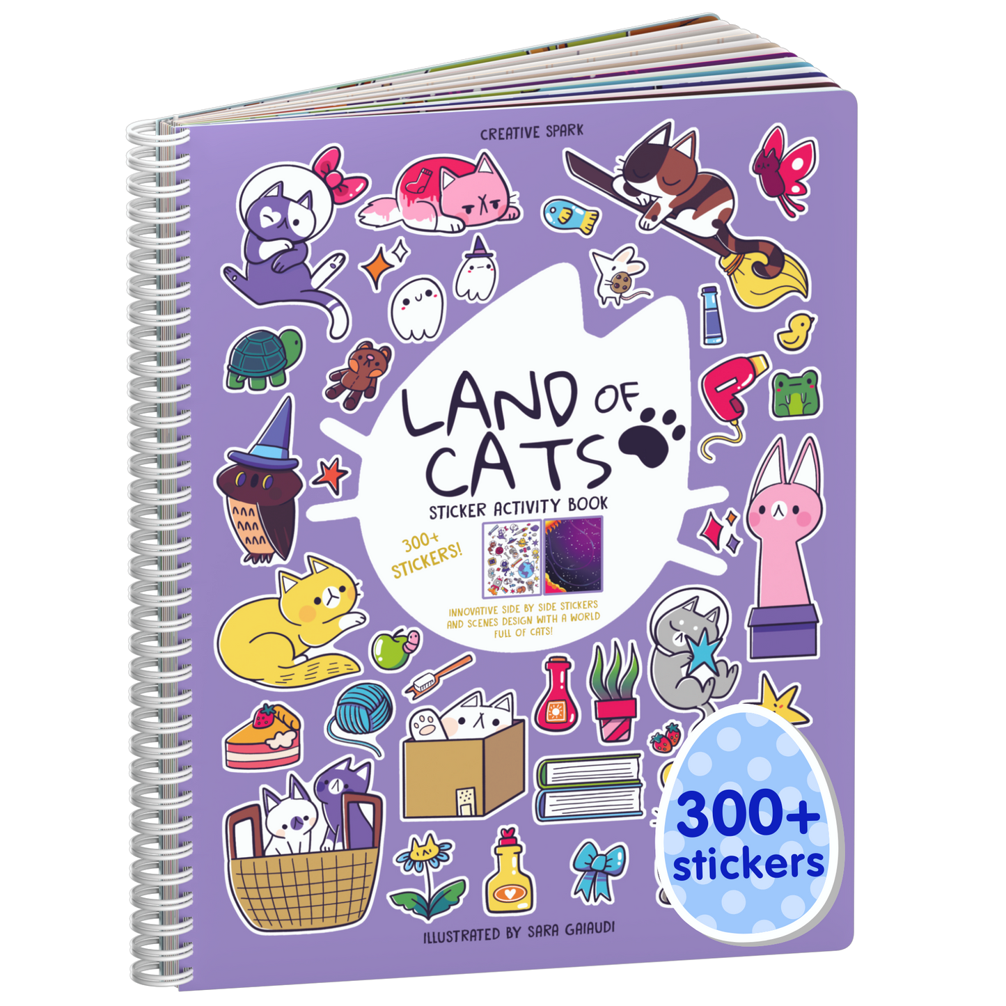 Land of Cats Sticker Book