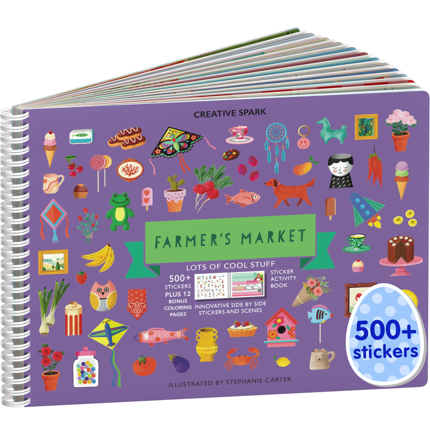 Farmers Market Sticker Book