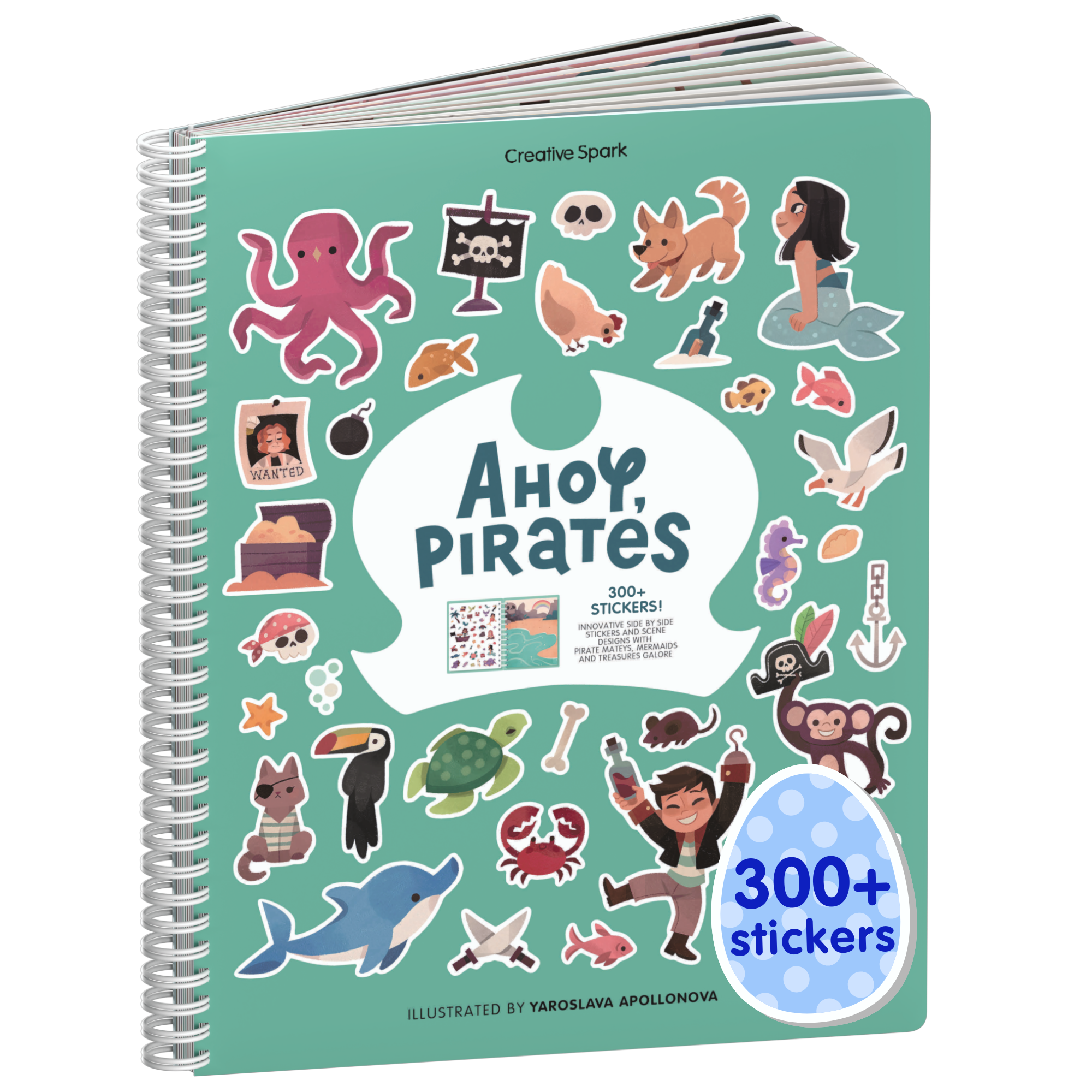 Ahoy Pirates Sticker Book