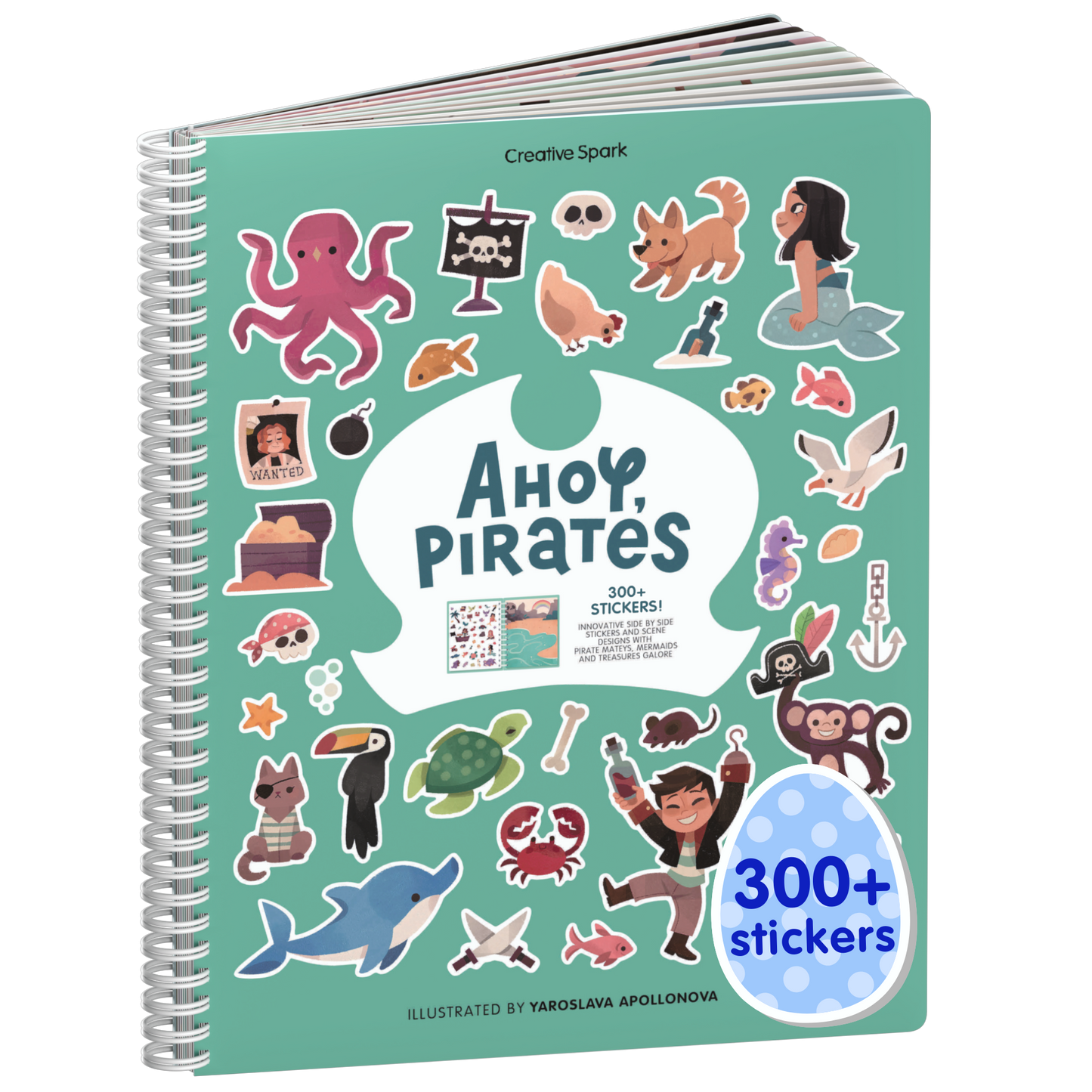 Ahoy Pirates Sticker Book