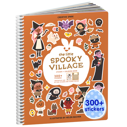 The Little Spooky Village Sticker Book