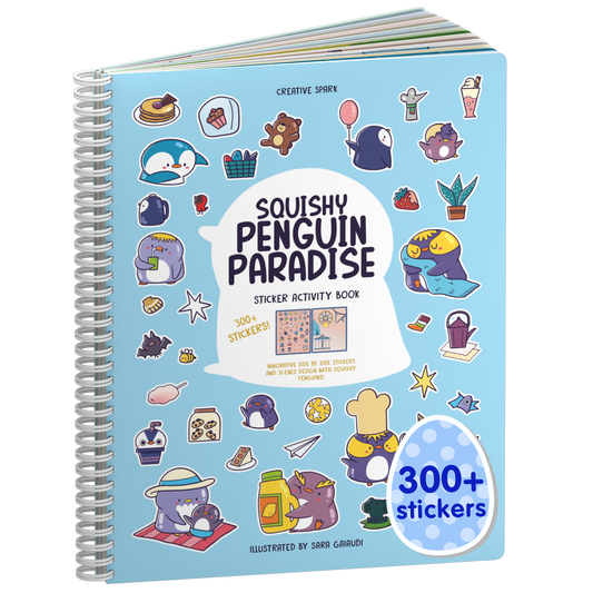 Squishy Penguin Life Sticker Book