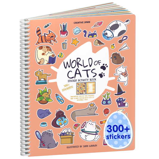 World of Cats Sticker Book