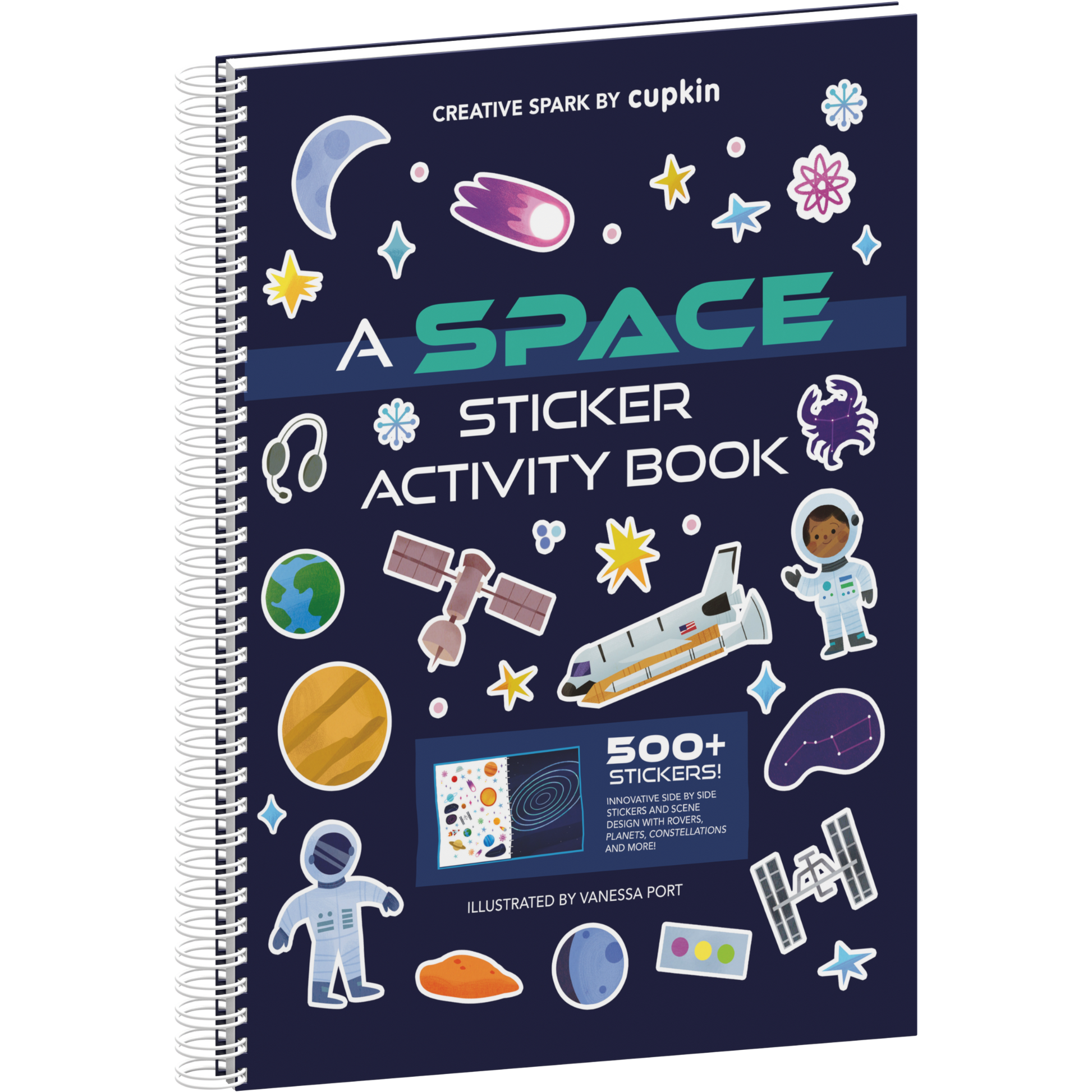 Sticker Book Collecting Album - Space Theme: Sticker Collection
