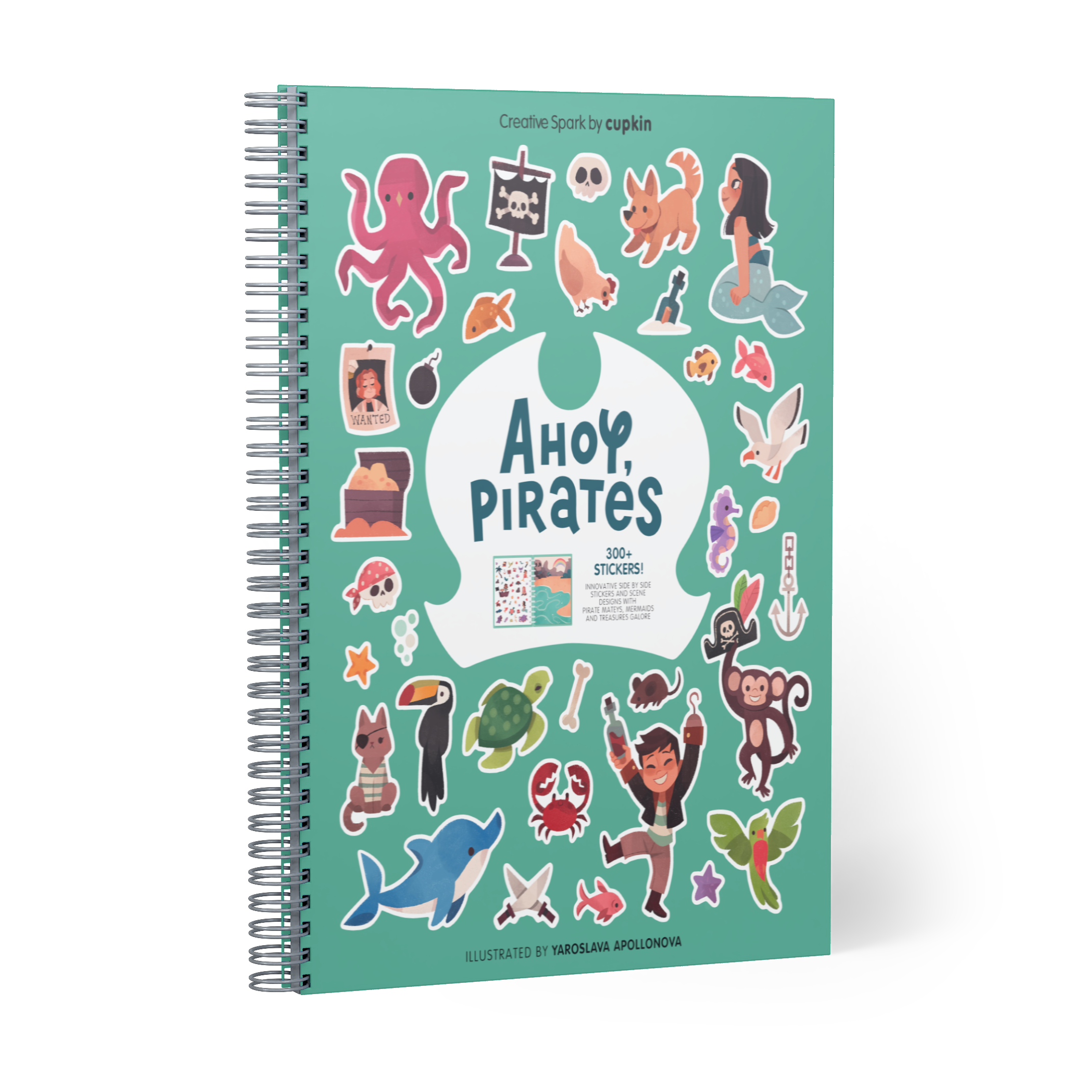 Ahoy Pirates Sticker Book