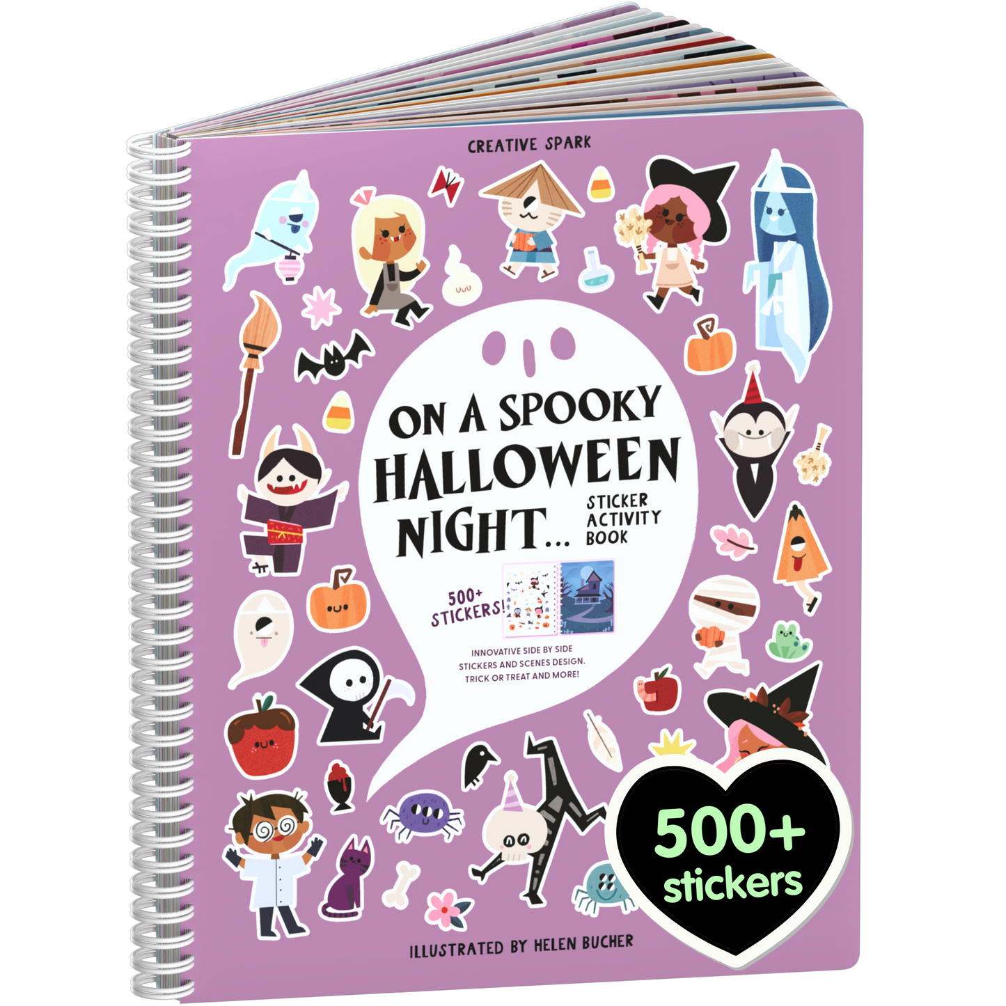 Spooky Halloween Night Sticker Book