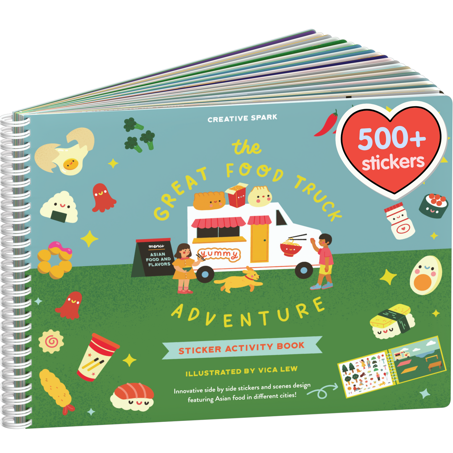 The Great Food Truck Adventure Sticker Book