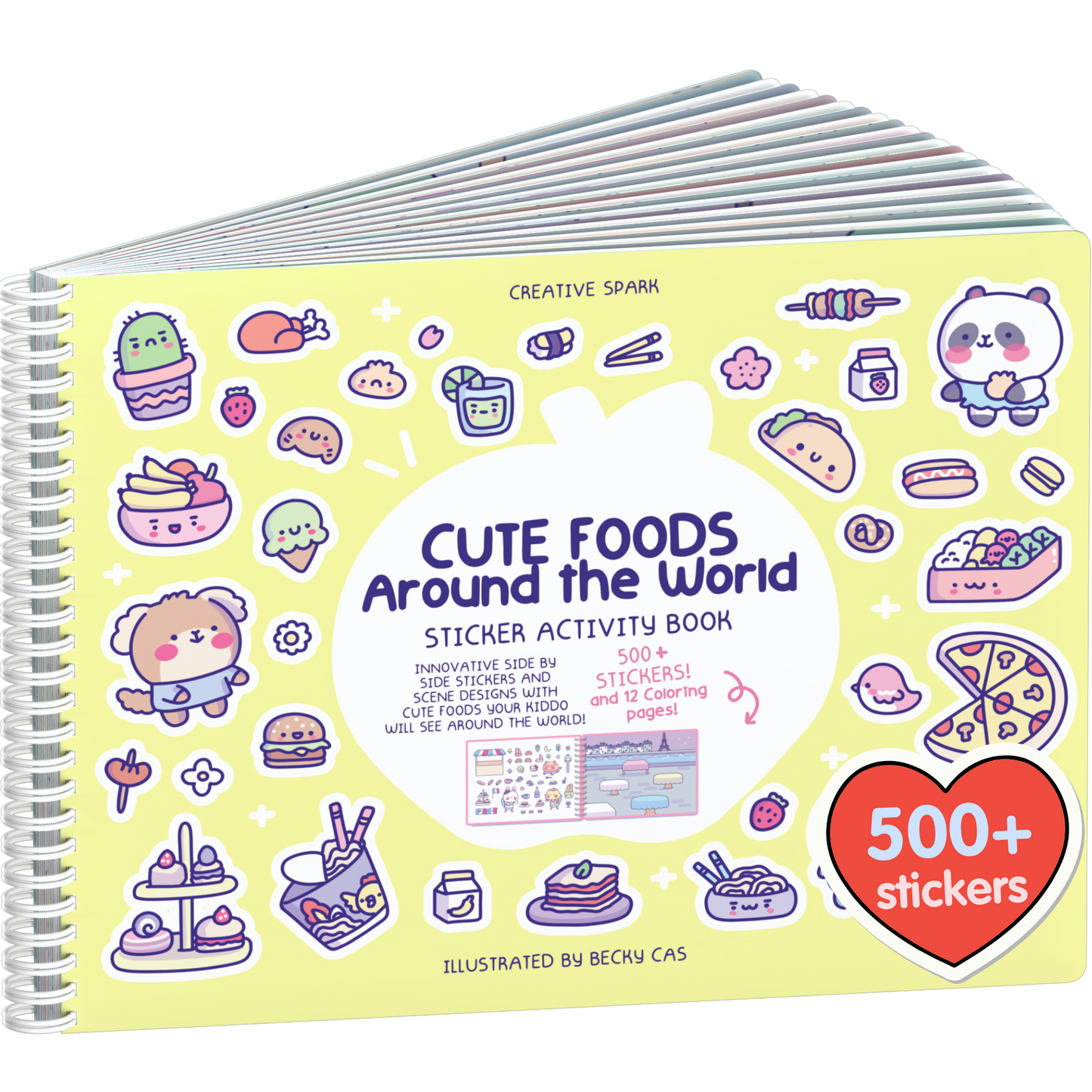 Cute Foods Around the World Sticker Book