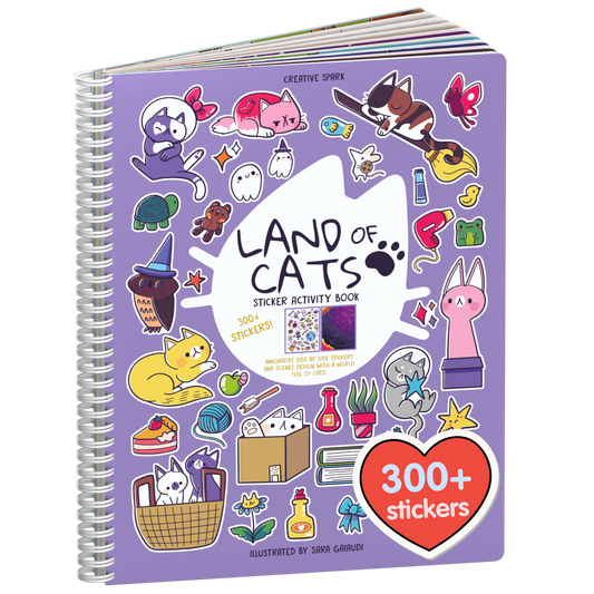 Land of Cats Sticker Book