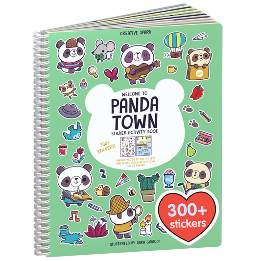 Panda Town Sticker Book