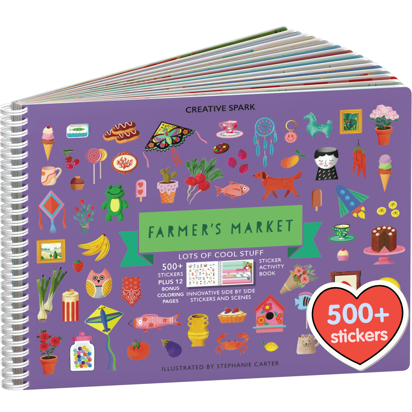 Farmers Market Sticker Book