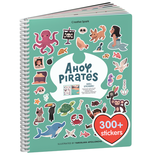 Ahoy Pirates Sticker Book