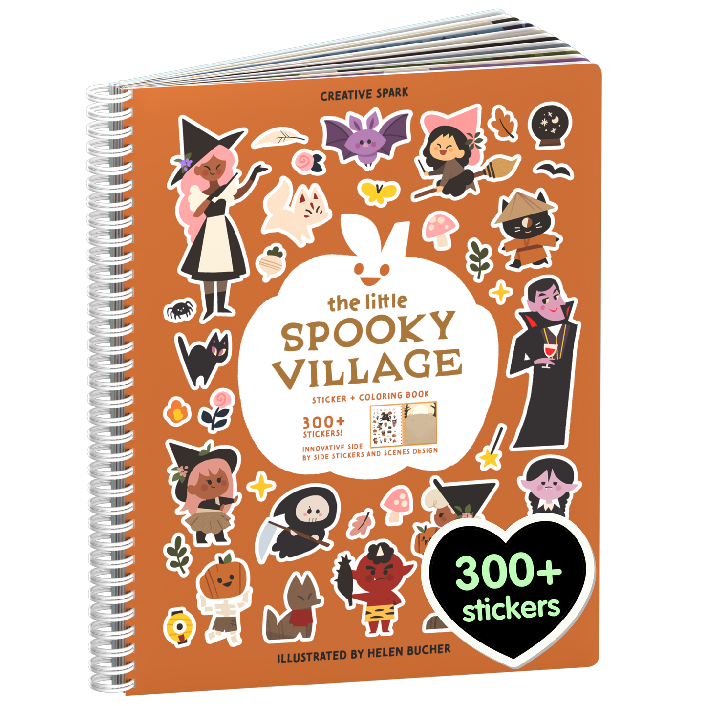 The Little Spooky Village Sticker Book