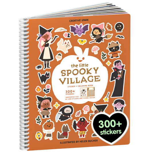 The Little Spooky Village Sticker Book