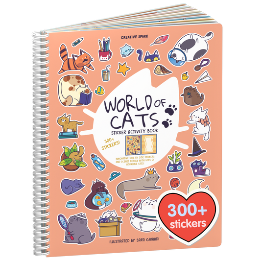 World of Cats Sticker Book