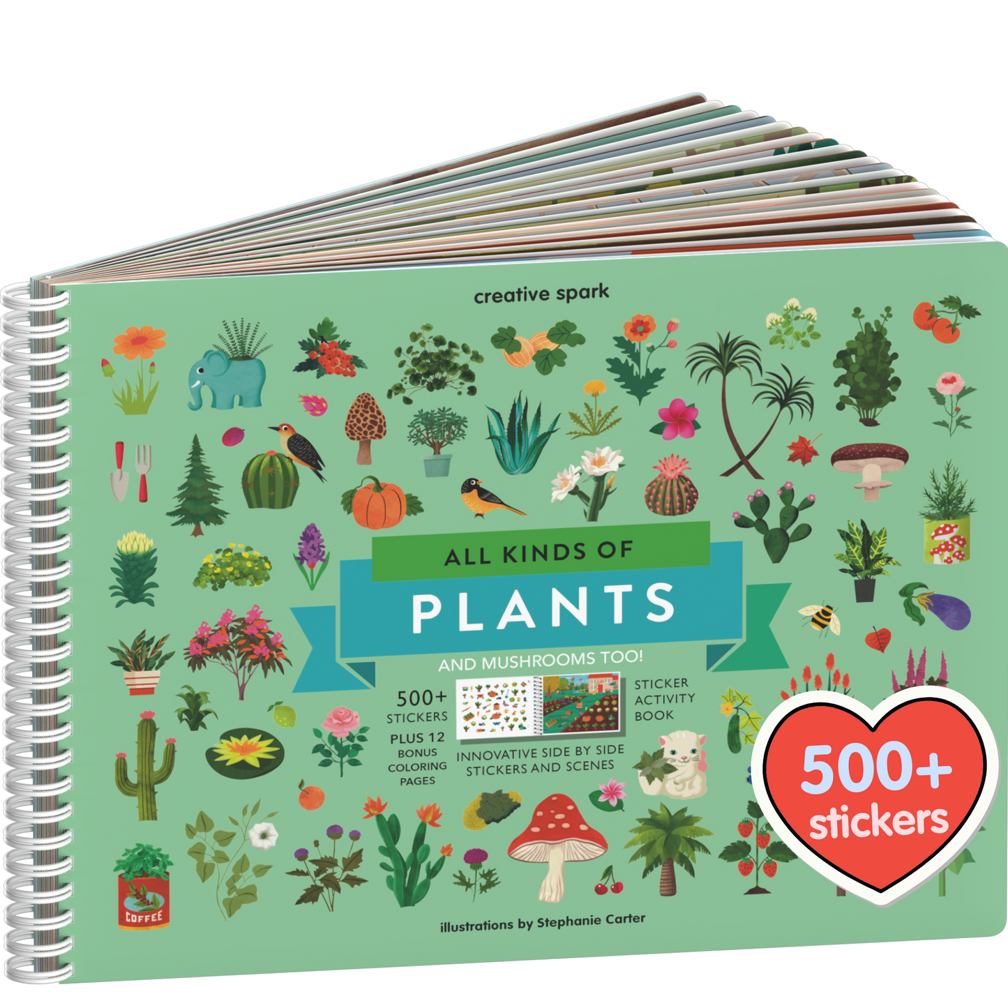 All Kinds of Plants and Mushrooms Too Sticker Book