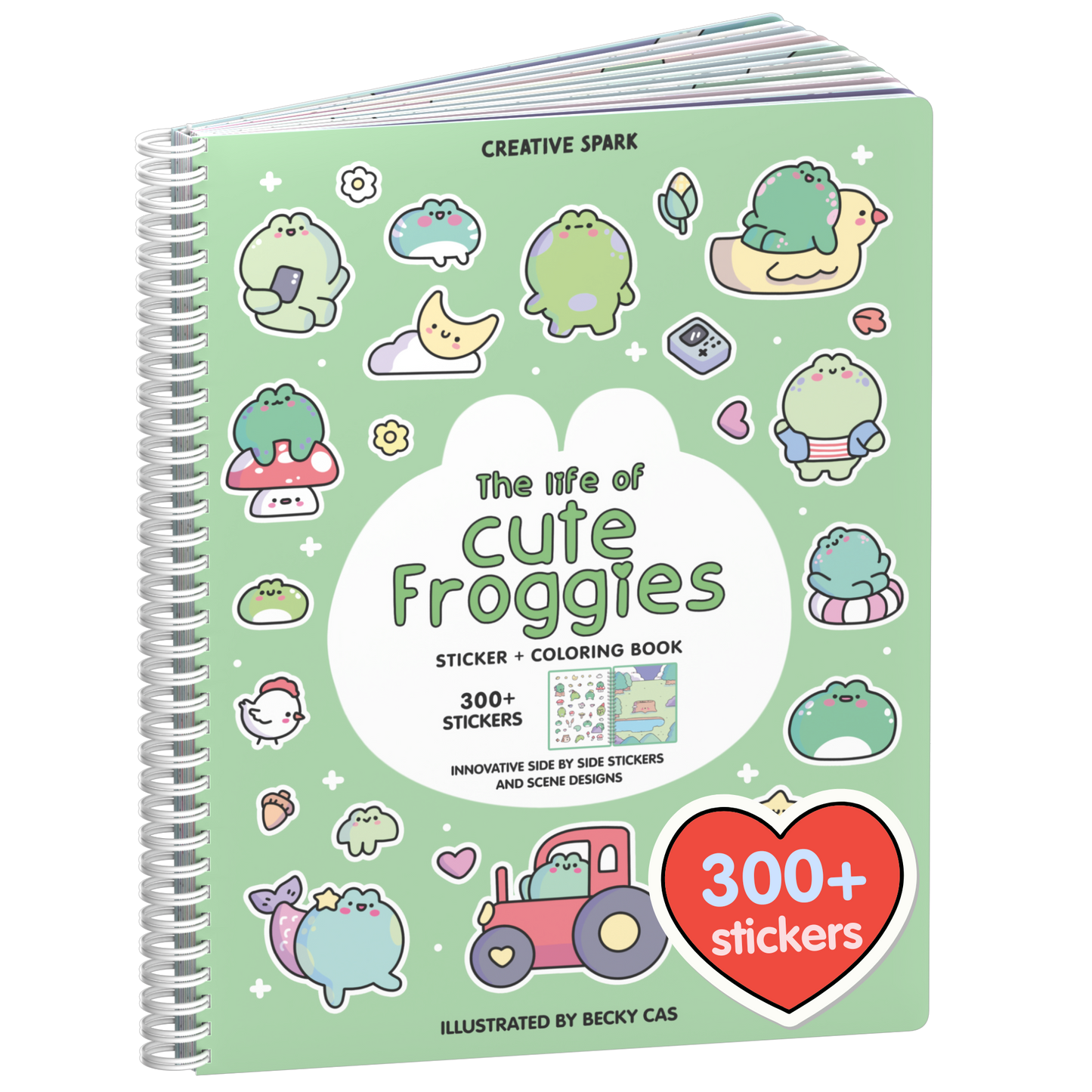 The Life of Cute Froggies Sticker Book