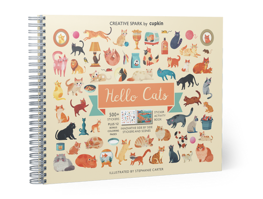 Hello Cats Sticker Book
