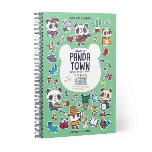 Panda Town Sticker Book
