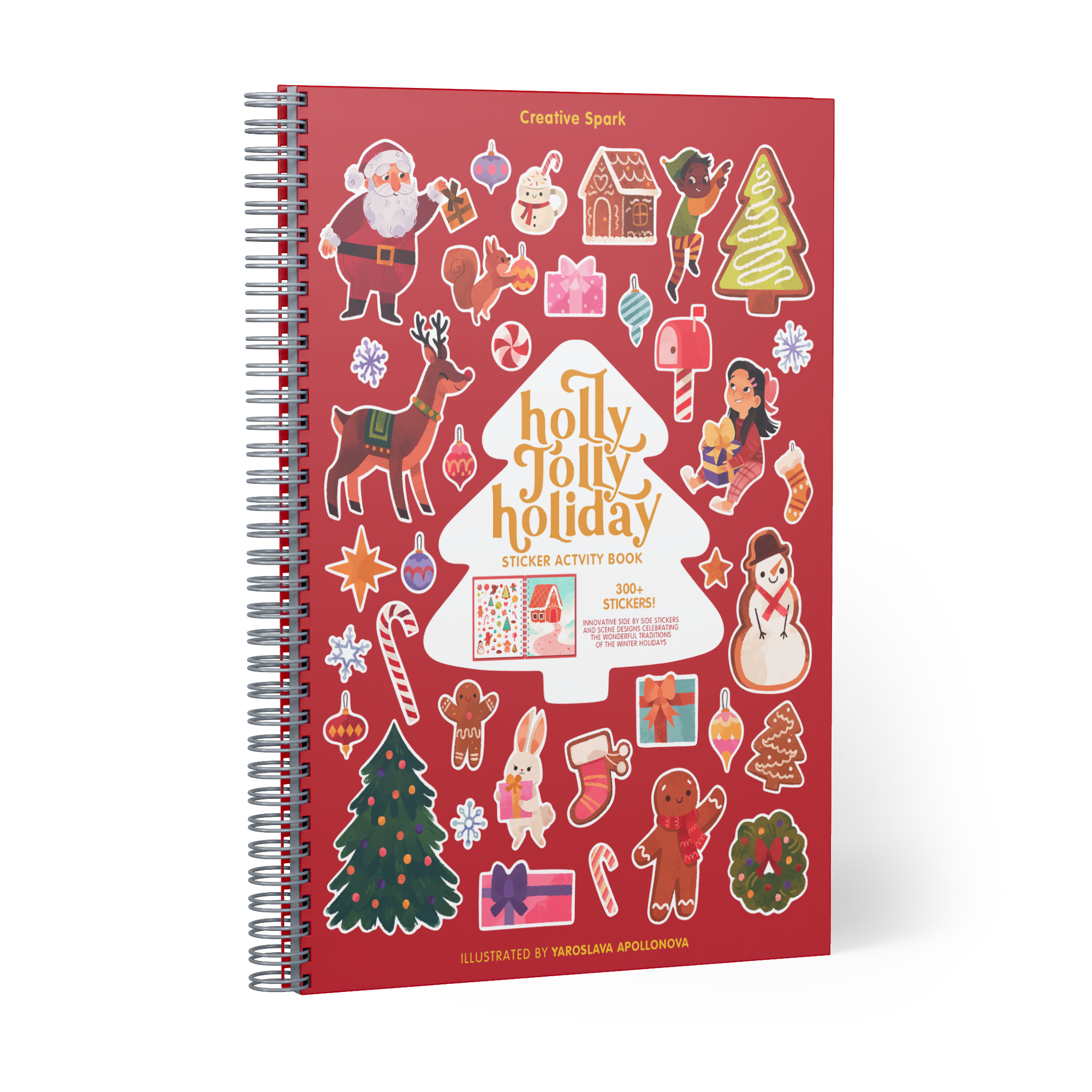 Holly Jolly Holidays Sticker Book – Cupkin