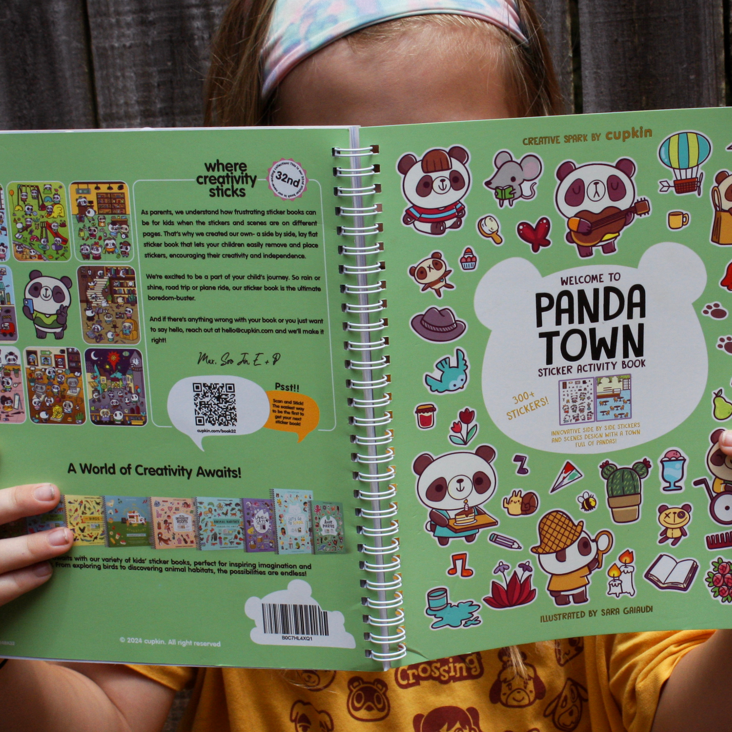 Panda Town Sticker Book