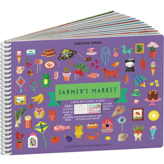 Farmers Market Sticker Book