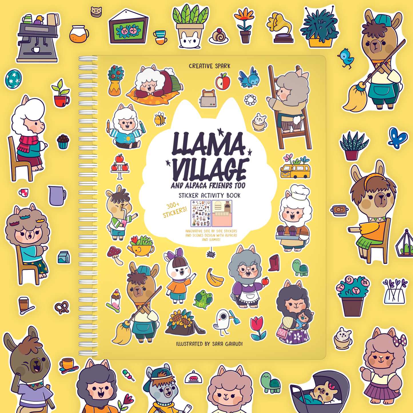 Llamas Sticker Nhoma a Wɔde Yɛ Nneɛma