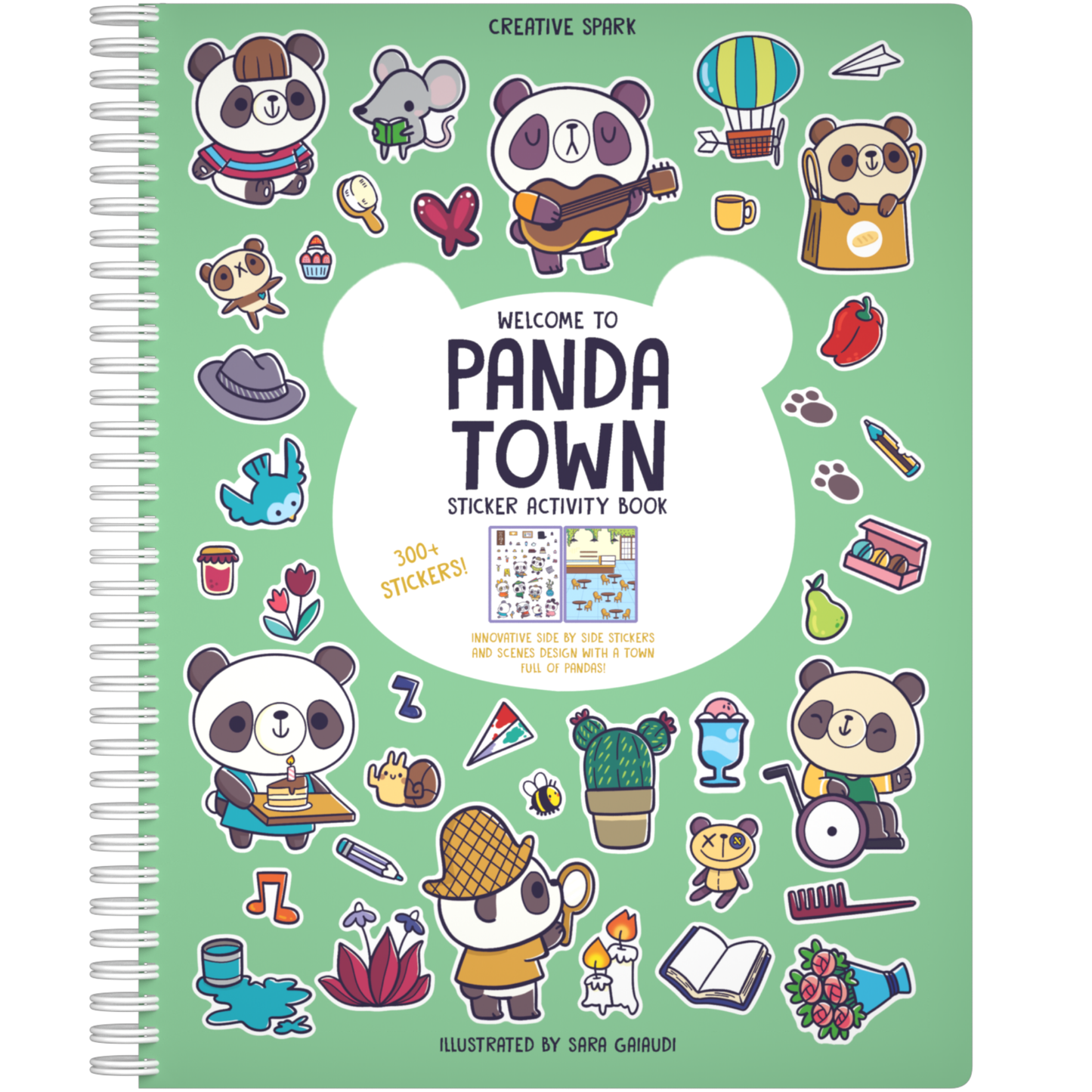 Panda Kurow no mu Sticker Nhoma