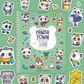 Panda Kurow no mu Sticker Nhoma