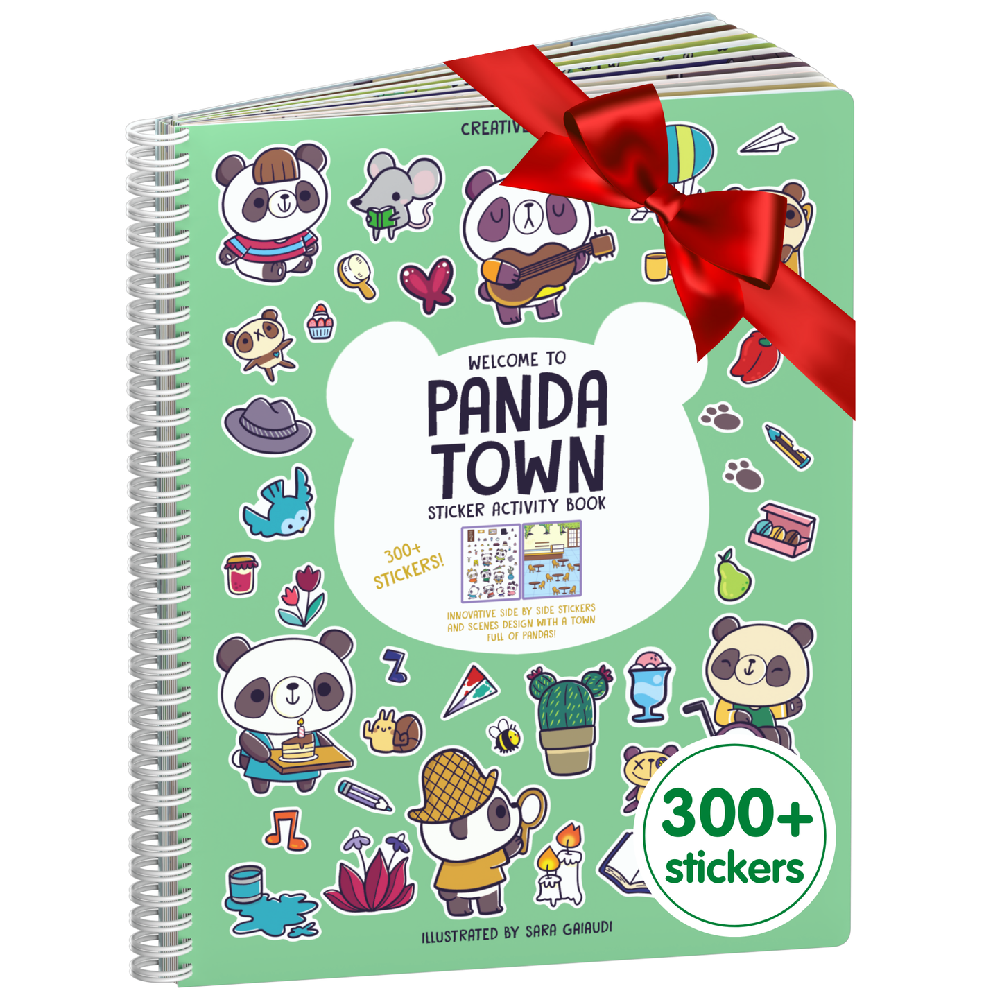 Panda Kurow no mu Sticker Nhoma