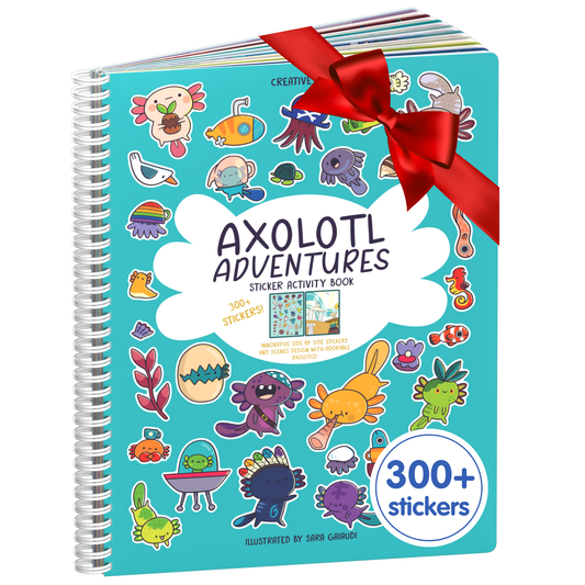 Axolotl Sticker Book