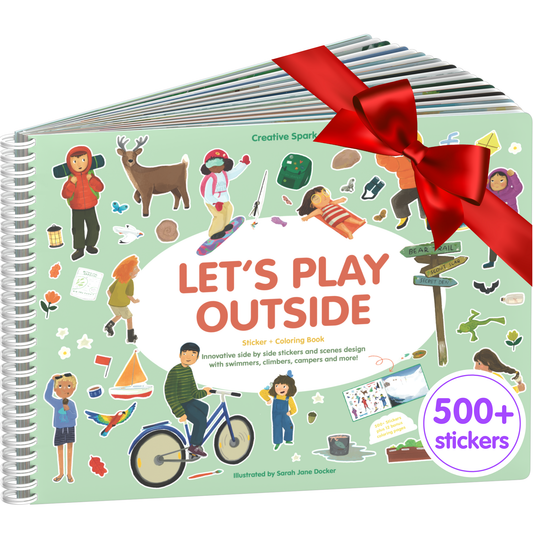 Let's Play Outside Sticker Book