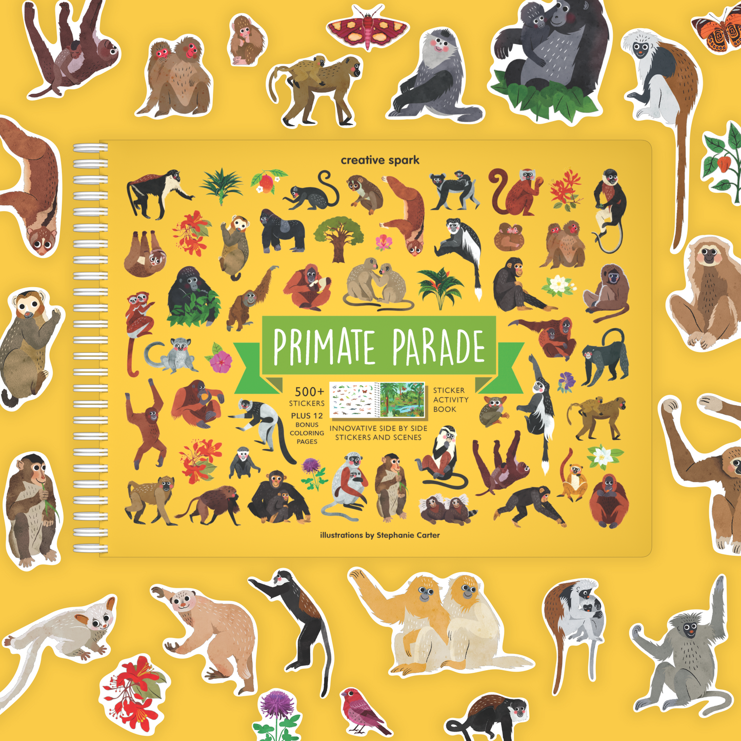 Primates Sticker Book