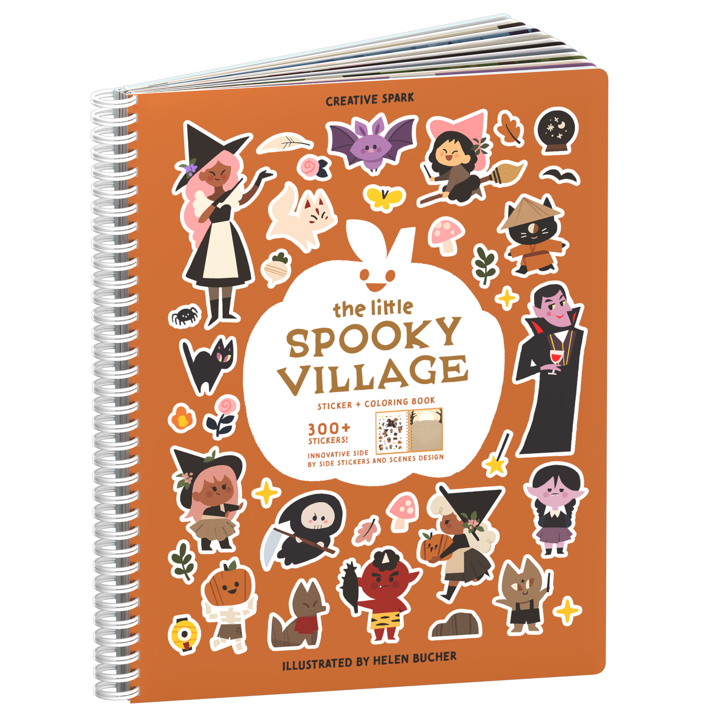 The Little Spooky Village Sticker Book