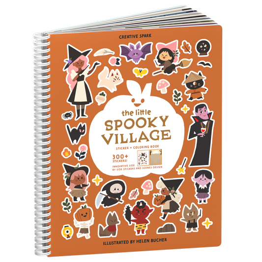 The Little Spooky Village Sticker Book