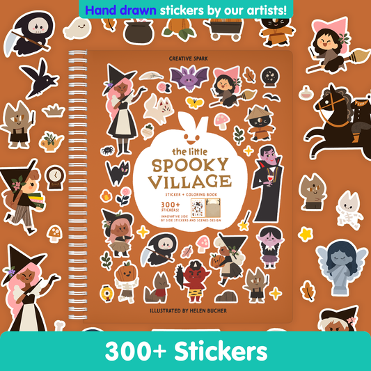 The Little Spooky Village Sticker Book