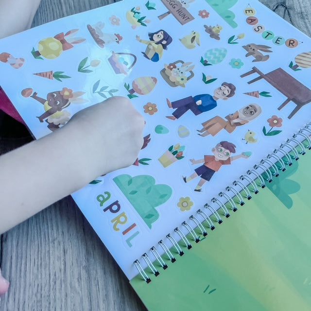 12 months Sticker Book